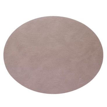 Lind DNA Oval Hippo Platzset S – ovales Platzset aus recyceltem Leder und Naturkautschuk, hitzebeständig bis 60 °C, schmutz- und wasserabweisend. Lind DNA Oval S Hippo - Bild-Darstellung des Produktes 1