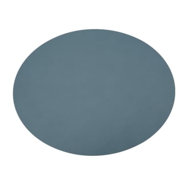 Lind DNA Oval Nupo Platzset, Größe S, recyceltes Leder und Naturkautschuk. light blue - Bild-Darstellung des Produktes 1