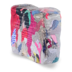 Plock GmbH Funny Trikotputzlappen, extra hell, Saugstarke und fusselarme Putzlappen, 10 kg - Ballen AG-931