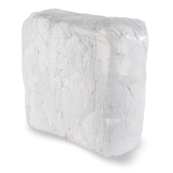 Plock GmbH Funny Trikotputzlappen, weiß, Saugstarke und fusselarme Putzlappen, 10 kg - Ballen AG-933