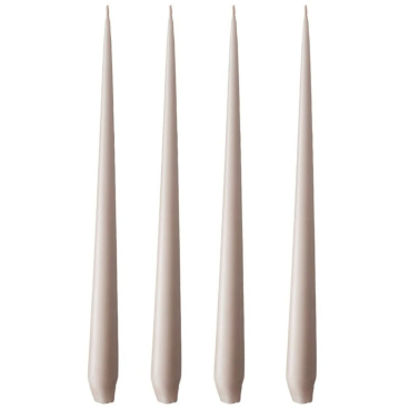 ester & erik Stabkerzen (Taper) 4er-Set, konische Form, elegant, verschiedene Größen und Farben, hergestellt in Dänemark. 4 Stück Ø 2,6 cm - Höhe 42 cm - Bild-Darstellung des Produktes 1