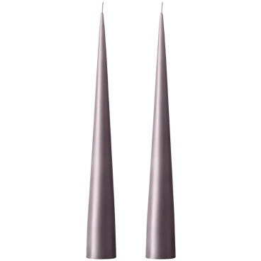 ester & erik Kegelkerzen 2er-Set – elegante konische Kerzen, in verschiedenen Farben und Größen erhältlich, gefertigt in Dänemark. 2 Stück Ø 4,4 cm - Höhe 37 cm - Bild-Darstellung des Produktes 1