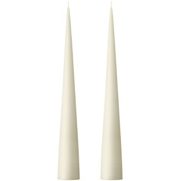 ester & erik Kegelkerzen 2er-Set – elegante konische Kerzen, in verschiedenen Farben und Größen erhältlich, gefertigt in Dänemark. 2 Stück Ø 4,4 cm - Höhe 37 cm - Bild-Darstellung des Produktes 1