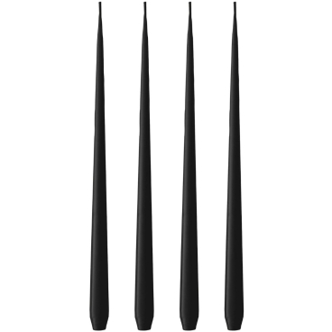 ester & erik Slim Stabkerzen, konische Form – 4er-Set, verschiedene Größen und Farben, gefertigt in Dänemark. 4 Stück Ø 1,6 cm - Höhe 24 cm - Bild-Darstellung des Produktes 1