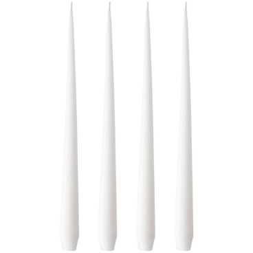 ester & erik Slim Stabkerzen, konische Form – 4er-Set, verschiedene Größen und Farben, gefertigt in Dänemark. 4 Stück Ø 1,6 cm - Höhe 32 cm - Bild-Darstellung des Produktes 1