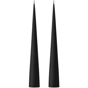 ester & erik Kegelkerzen 2er-Set – elegante konische Kerzen, in verschiedenen Farben und Größen erhältlich, gefertigt in Dänemark. 2 Stück Ø 4,4 cm - Höhe 37 cm - Bild-Darstellung des Produktes 1