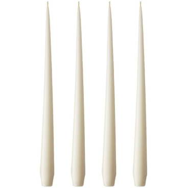 ester & erik Stabkerzen 4er-Set – elegante, konische Kerzen aus Dänemark in verschiedenen Größen und Farben. 4 Stück Ø 2,6 cm - Höhe 42 cm - Bild-Darstellung des Produktes 1