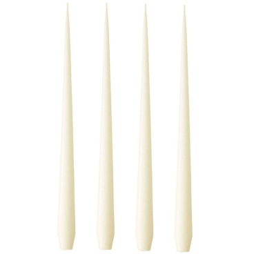 ester & erik Stabkerzen 4er-Set – elegante, konische Kerzen aus Dänemark in verschiedenen Größen und Farben. 4 Stück Ø 2,6 cm - Höhe 42 cm - Bild-Darstellung des Produktes 1