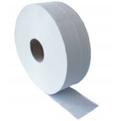 Jumbo-Toilettenpapier, Tissue, 2-lagig, hochweiß