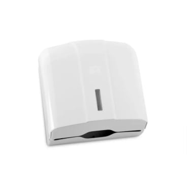 Semytop Falthandtuchspender, weiß/grau Maße: 285 x 270 x 130 mm - Bild-Darstellung des Produktes 1