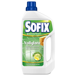 Triglan Deutschland AG SOFIX Vollglanz Bodenreiniger, mit Citrus-Extrakten, Langanhaltende Bodenpflege mit Glanz und Citrus-Extrakten, 5 Liter - Kanister
