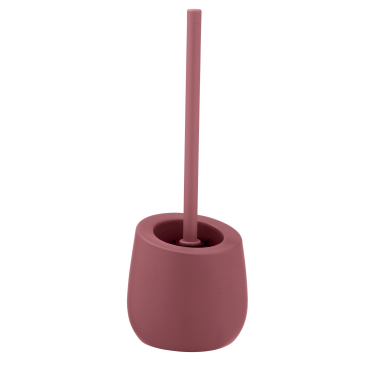 WENKO Badi WC-Garnitur Keramik, mit Silikon-Bürstenkopf, matt
 1 Stück, Farbe: altrosa - Bild-Darstellung des Produktes 1