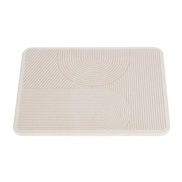 WENKO Damon Abtropfplatte Diatomit, 40 x 30 cm, schnelltrocknend 1 Stück, Farbe: beige - Bild-Darstellung des Produktes 1