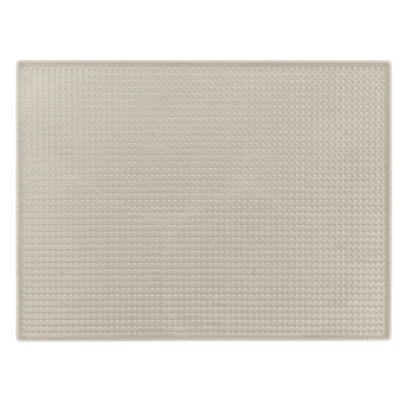 WENKO Maxi Abtropfmatte Kunststoff mit Noppenstruktur, 30 x 40 cm 1 Stück, Farbe: beige - Bild-Darstellung des Produktes 1