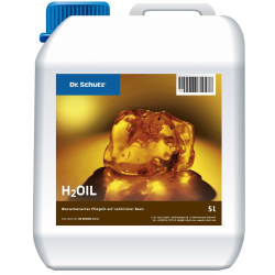Dr. Schutz GmbH Dr. Schutz® H2Oil Boden Pflegeöl, natur, Wasserbasiertes Pflegeöl auf natürlicher Basis, 5 l - Kanister 2140000505