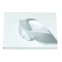 Plock GmbH Hygienebeutel, weiß, aus Polyethylen, 1 Paket = 50 Boxen x 30 Beutel = 1500 Stück ST985