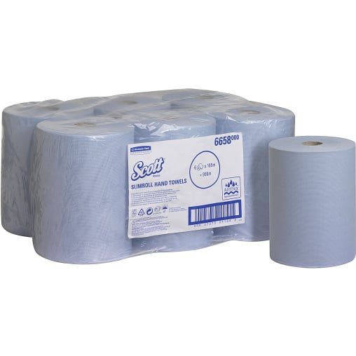 SCOTT® Slimroll Rollenhandtuch blau