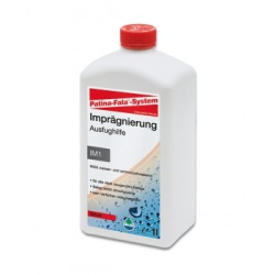 Patina-Fala Beizmittel GmbH Patina-Fala® Imprägnierung, Ausfughilfe, Verhindert die Schmutz- und Wasseraufnahme, 1 Liter - Flasche, IM1 1001