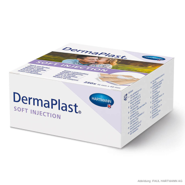 Hartmann DermaPlast sensitive injection Injektionspflaster 4 x 1,6 cm (250Stck.) Hartmann DermaPlast sensitive injection Injektionspflaster 4 x 1,6 cm (250Stck.) - Bild-Darstellung des Produktes 1
