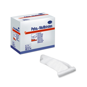 Hartmann Peha Mullbinden Fixierbinde 20 Stück 4 m x 4 cm Hartmann Peha Mullbinden Fixierbinde 20 Stück 4 m x 4 cm - Bild-Darstellung des Produktes 1