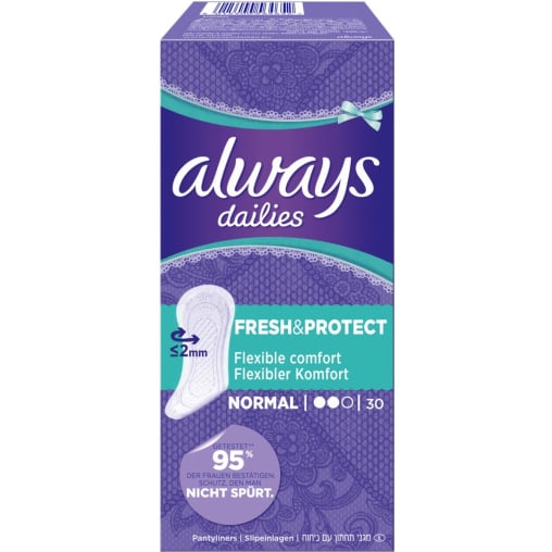 Always dailies Slip-Einlagen Fresh & protect, Normal