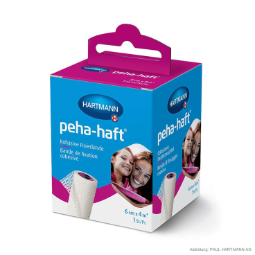 Hartmann Peha-haft Fixierbinde 4 m x 6 cm, einzeln verpackt Hartmann Peha-haft Fixierbinde 4 m x 6 cm, einzeln verpackt - Bild-Darstellung des Produktes 1