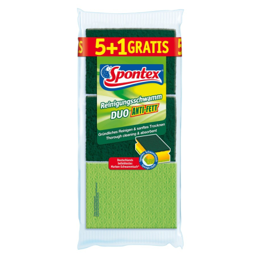 Spontex Reinigungsschwamm DUO Anti-Fett 5-er