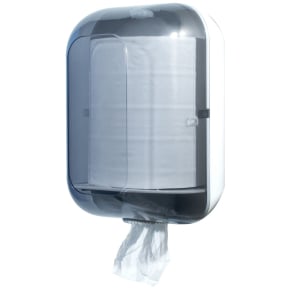 racon® Handtuchrollenspender designo perfo Box, Innenabwicklung 1 Stück, Farbe: blau, weiß kaufen