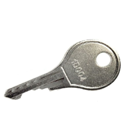 AIR-WOLF Ersatzschlüssel für die Omikron II Serie, Schlüssel für Zylinderschloss / Metall, 1 Ersatzschlüssel 37-151