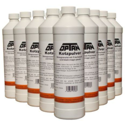 Firma Petra Ringler OPTAN Kotzpulver, Streugranulat mit Frischeduft zum Aufnehmen von Erbrochenem, 1 Karton = 15 x 1000 ml - Flaschen 0430/060
