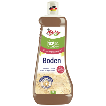 POLIBOY NCP Boden Reiniger, mit Grapefruit und Lemongrass 1 Liter - Flasche - Bild-Darstellung des Produktes 1