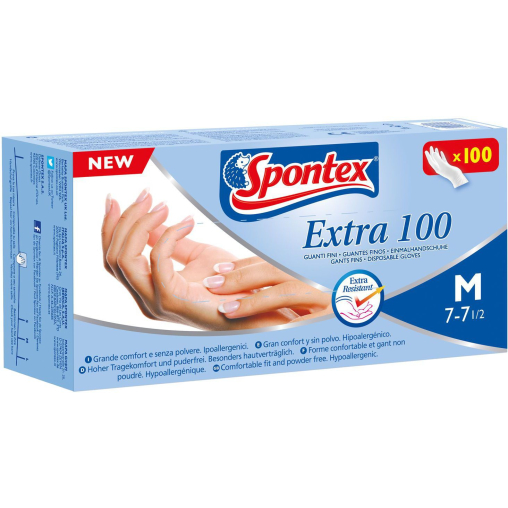 Spontex Extra Vinyl Einmalhandschuhe