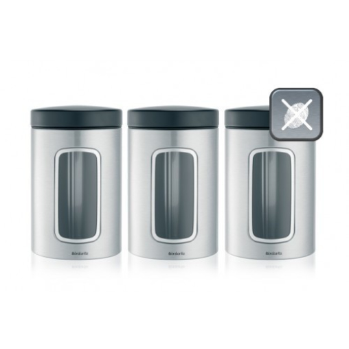 Brabantia Fensterdose 1,4 l - 3er Set