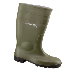 Bottes en caoutchouc de sécurité S5 Dunlop Protomastor vertes pointure 48
