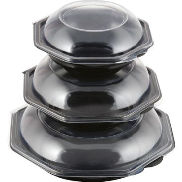 DUNI Octabowl Menübox mit anhängendem Kuppeldeckel 1 Karton = 290 Stück, 700 ml - Bild-Darstellung des Produktes 1