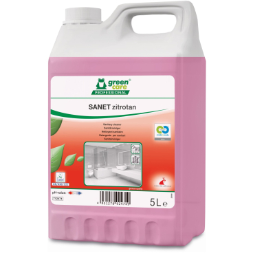 TANA green care SANET zitrotan Sanitärreiniger 1 Karton = 2 x 5 l - Kanister - Bild-Darstellung des Produktes 1